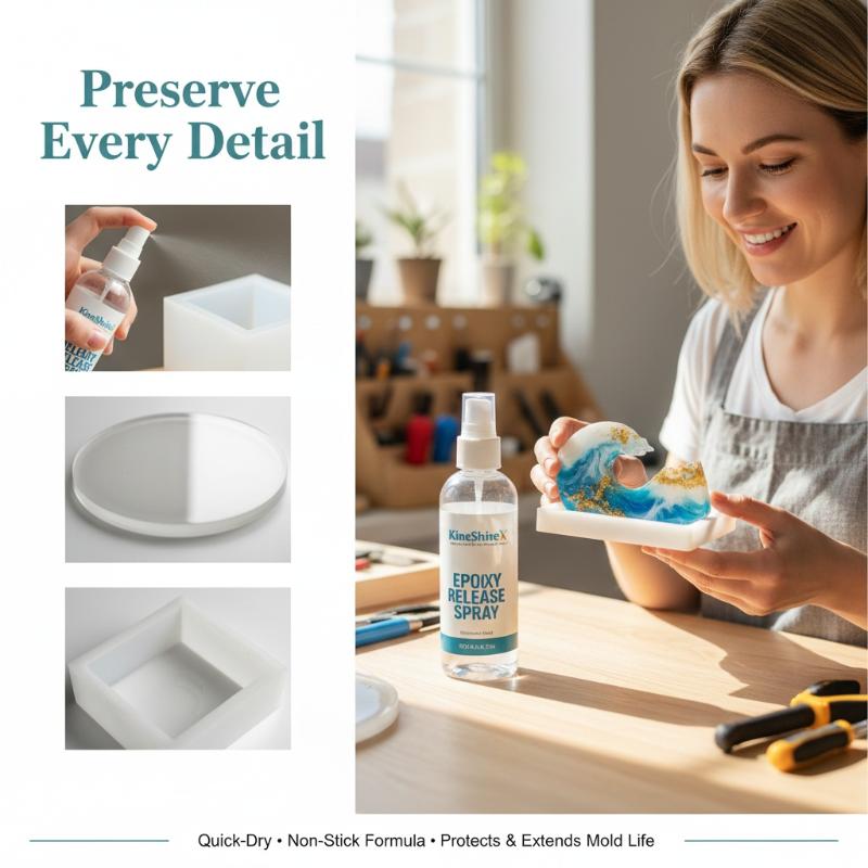 Release Spray Silicone - Semprotan Pelepas Cetakan Epoxy Non-Toksik untuk