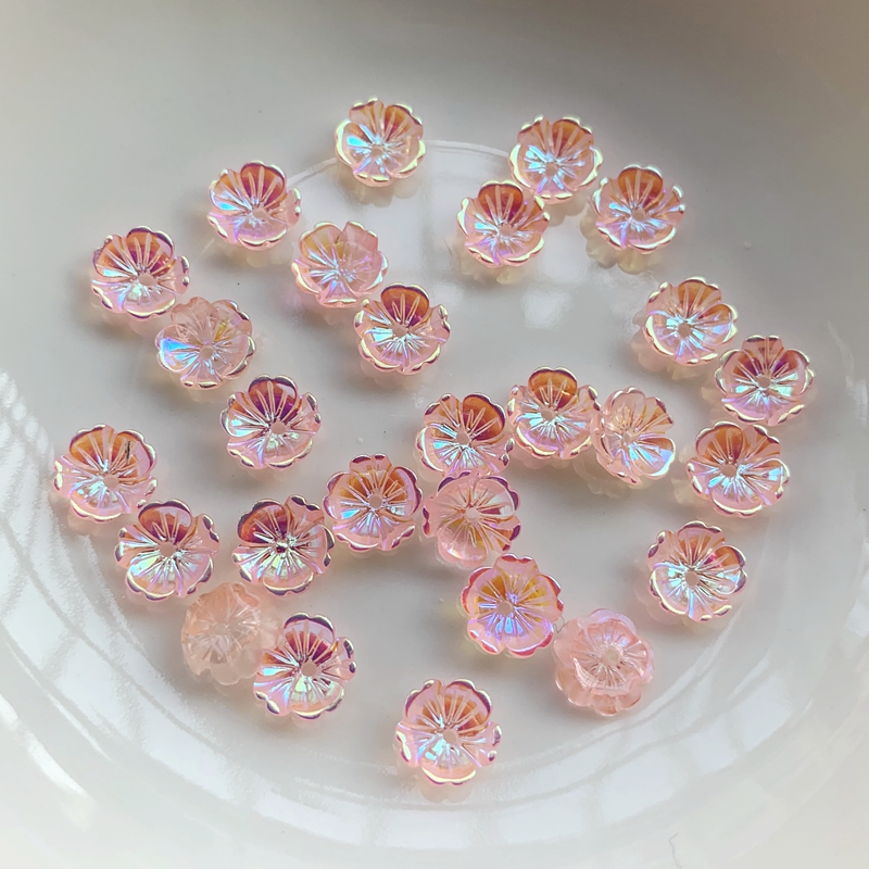 Resin Art Earrings Design - Anting Bunga 8Mm Aksesori Perhiasan Berlian