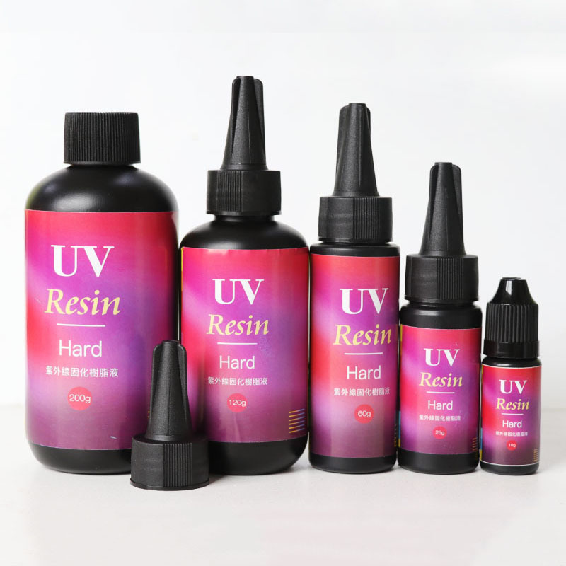 Uv Resin Clear Hard - Lem ikat pancing cepat kering DIY,