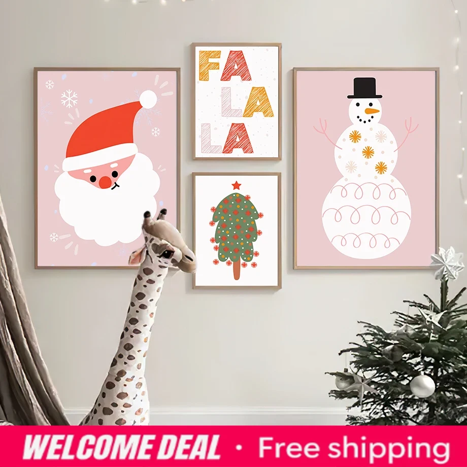 Resin Art Quotes - Poster Kutipan Falala Pohon Natal Santa