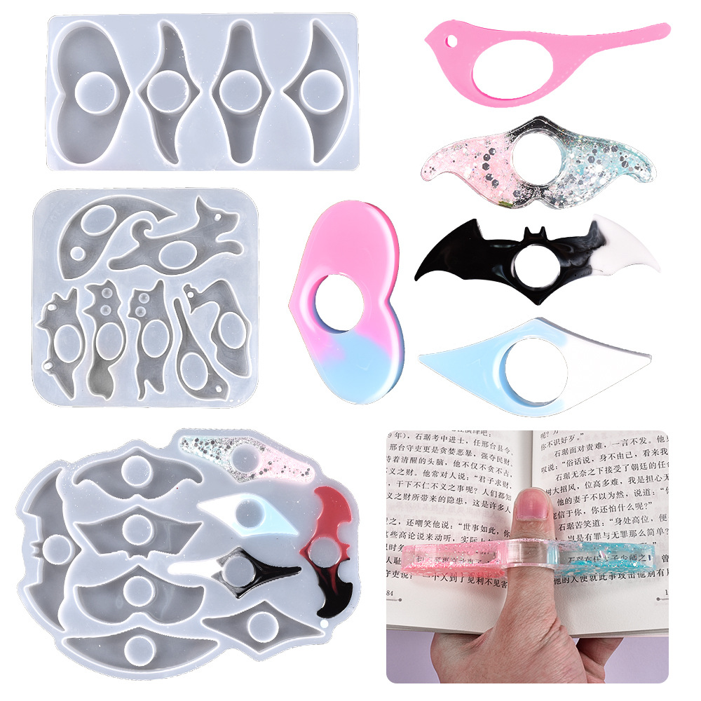 Resin Art Book - DIY Kristal Cermin Silikon Cetakan Multi-gaya