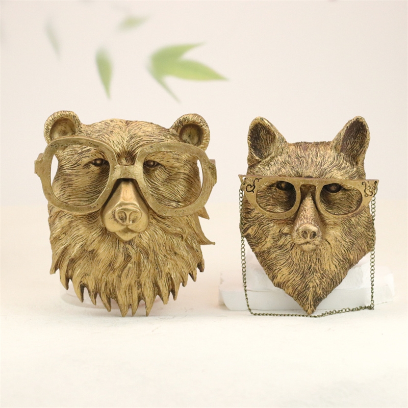 Resin Art For Wedding Gift - Hiasan Dinding Hewan Resin Tembaga Vintage,