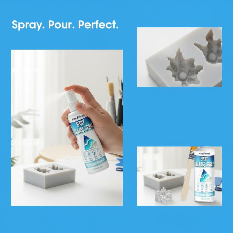 Release Spray Silicone - Semprotan Pelepas Cetakan Epoxy Non-Toksik untuk