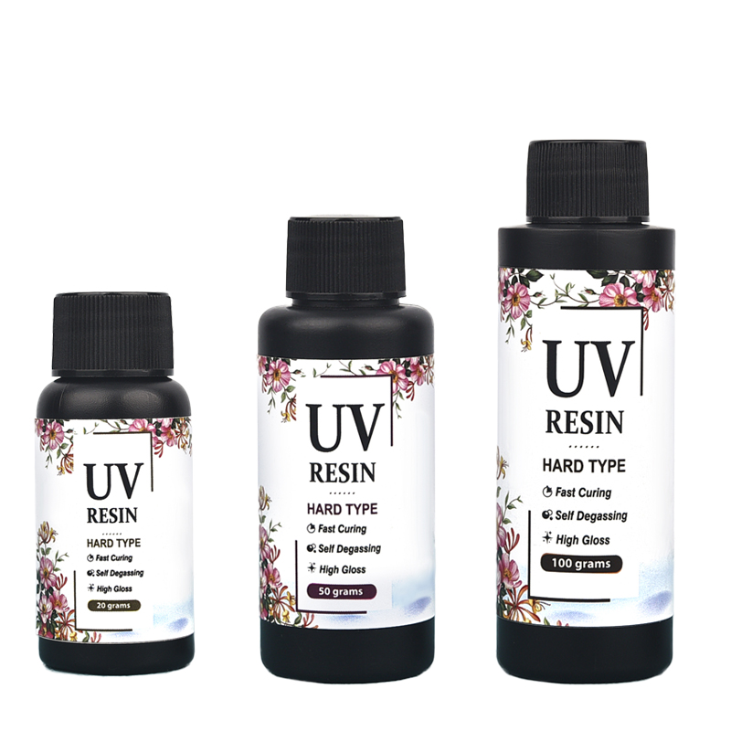 Uv Resin Clear Hard - Lem UV Resin kristal 20g/50g/100g swakriya