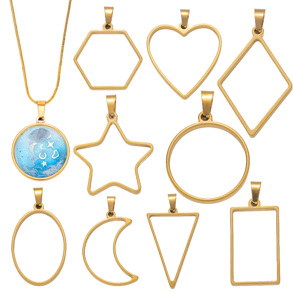 Resin Art Guide - 5 pcs Cetakan Resin Stainless Steel