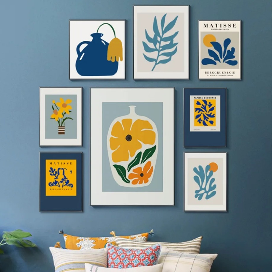 Resin Art Wall Decor - Poster Henri Matisse Picasso Cetakan Seni
