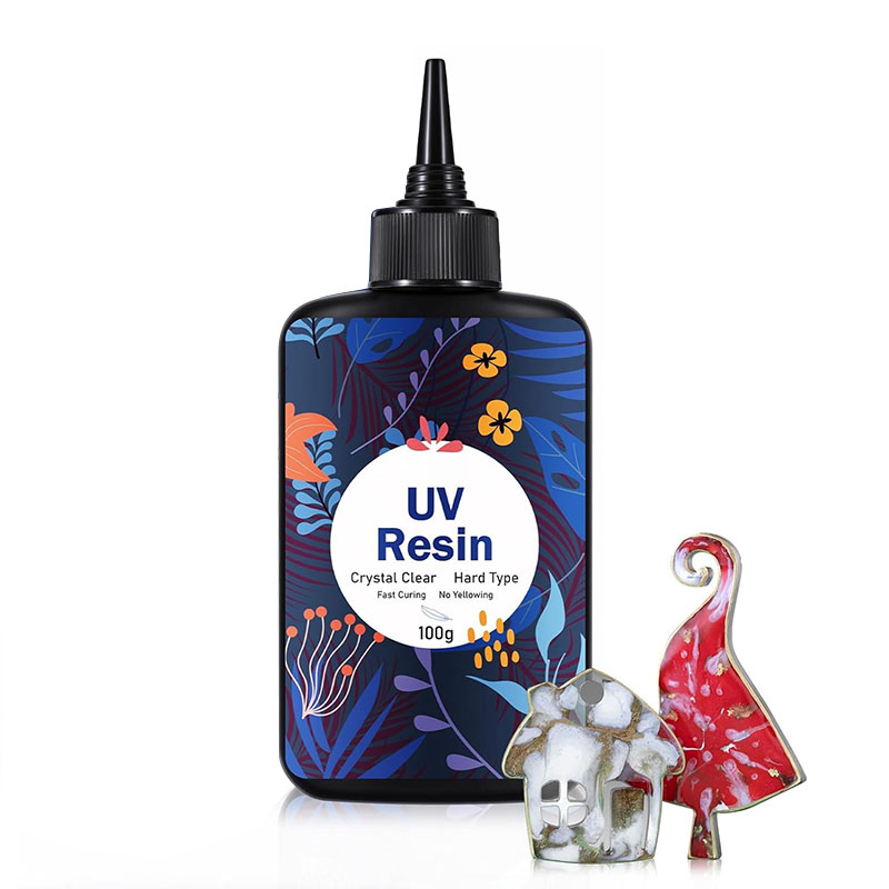 Uv Resin Clear Hard - 1 buah set resin UV 100G