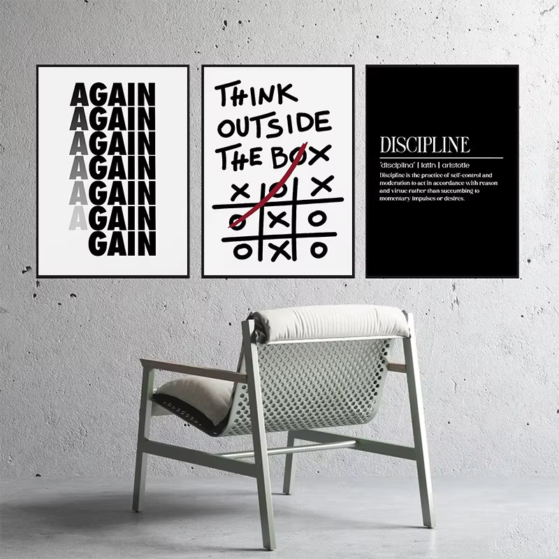 Resin Art Quotes - Kutipan Motivasi Modern, Poster Seni Inspirasi
