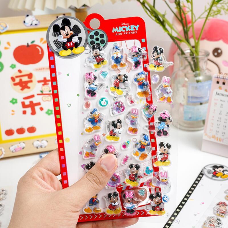Resin Art Book - Stiker Kristal Relief 3D Anime Mickey