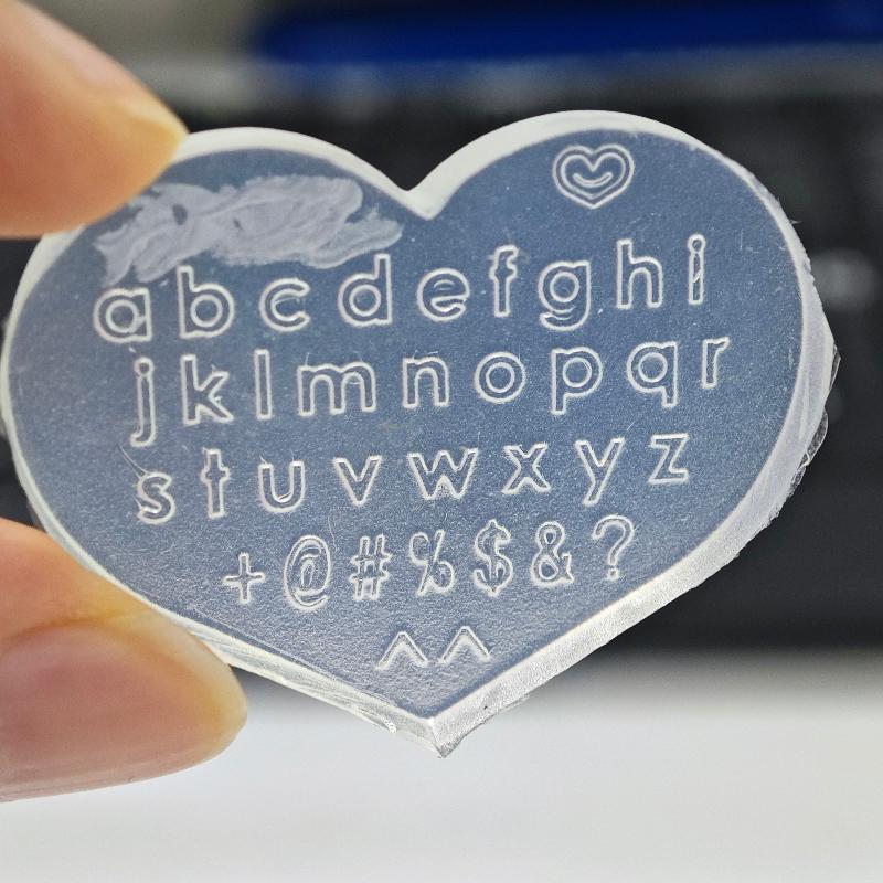 Resin Art Earrings Design - 1/3 Buah Dekorasi Seni Desain Huruf
