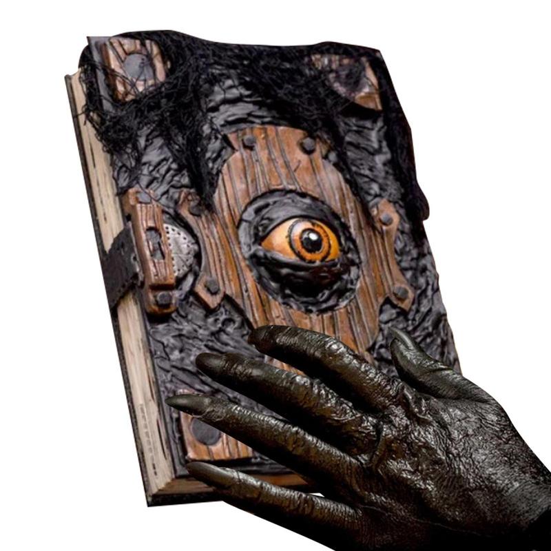Resin Art Book - Buku dekorasi Halloween peredam realistis buku
