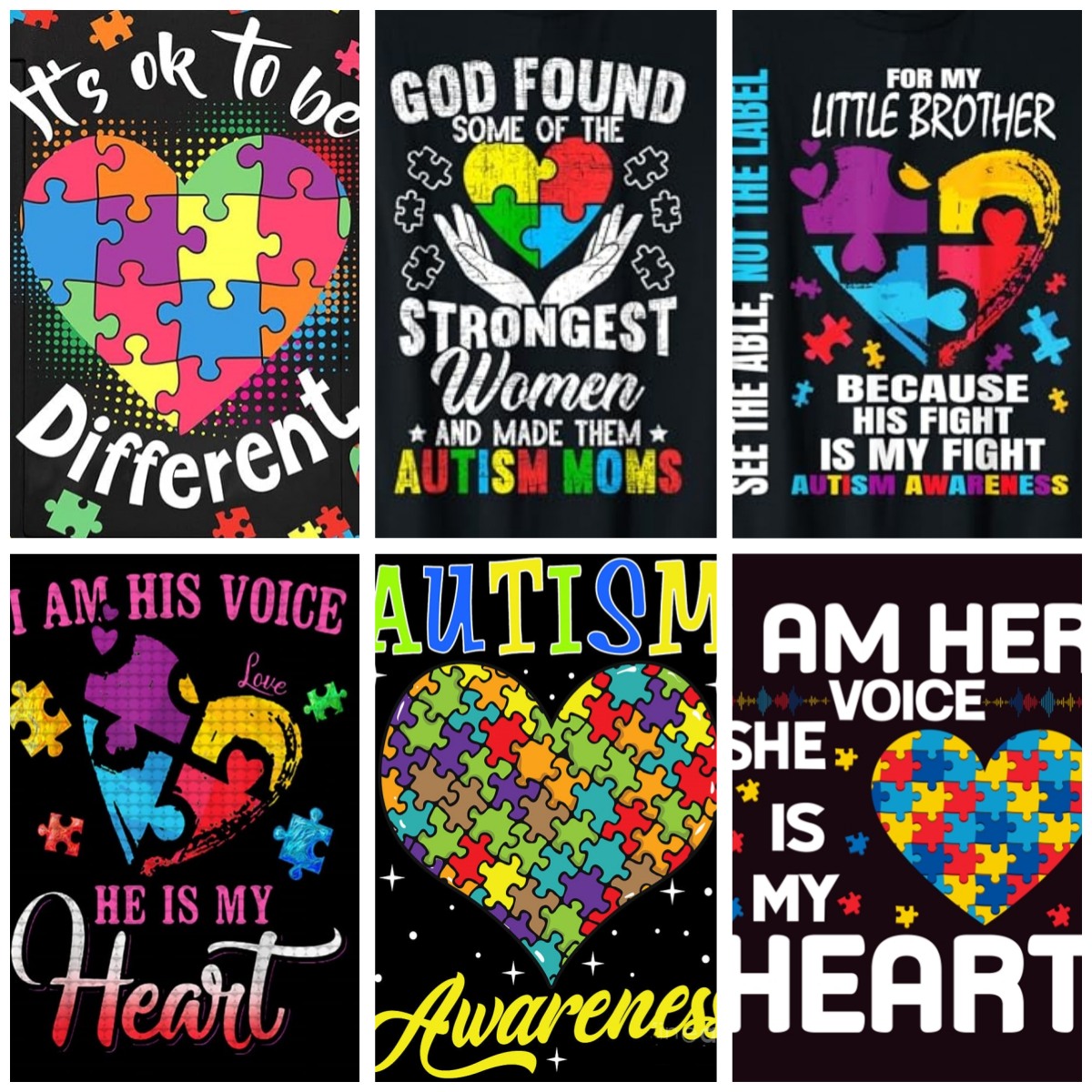 Resin Art Quotes - Poster Kesadaran Autisme Lukisan Berlian 5d