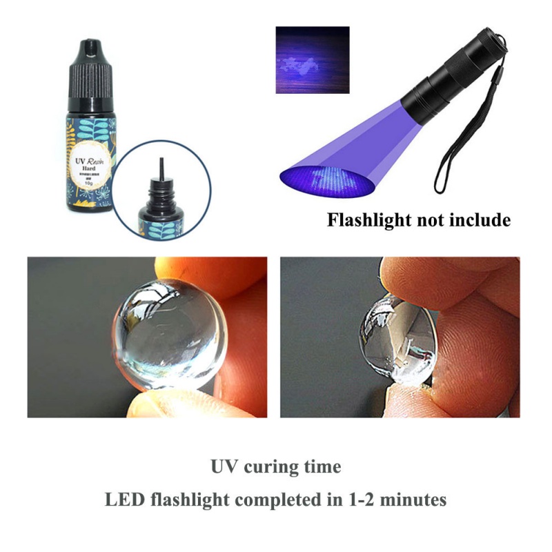 Memancing lem tetes kristal ce - Uv Resin Clear Hard ulasan dan harga
