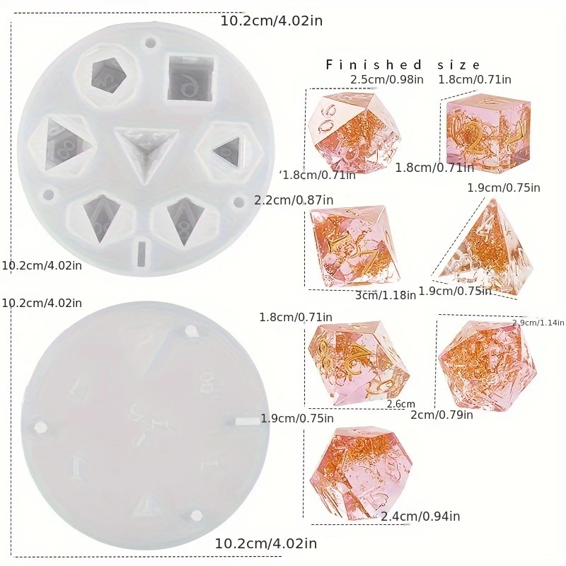 1 set cetakan resin silikon, c - Resin Art Guide ulasan dan harga
