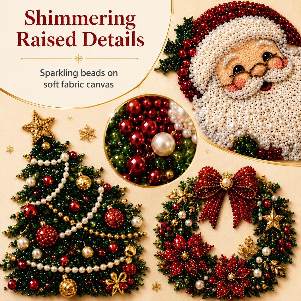 Kit Seni Mutiara Santa Claus N - Resin Art Wall Decor ulasan dan harga