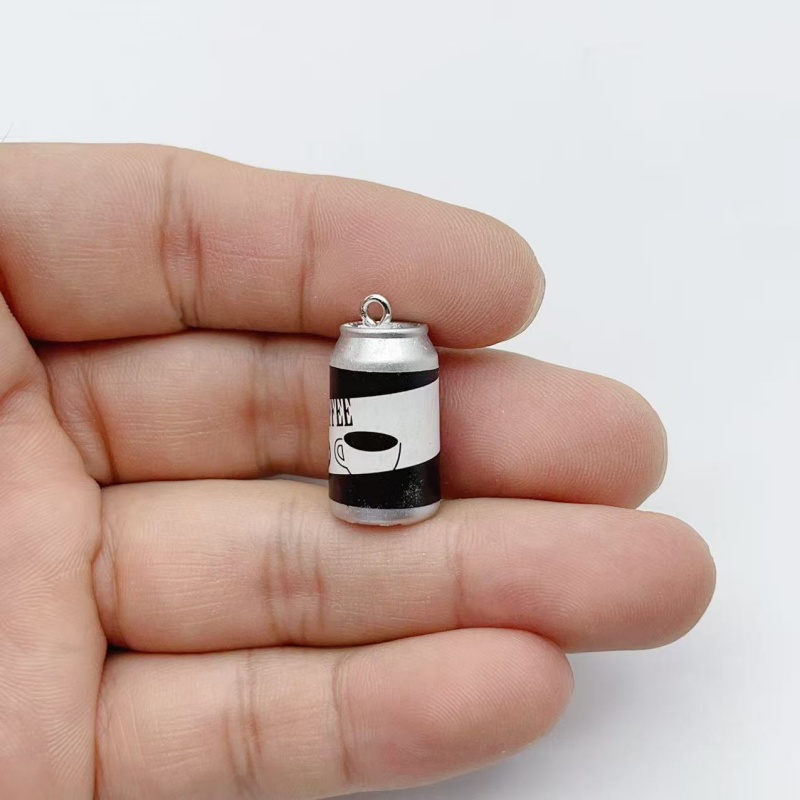 10Pcs Mini Simulasi Kaleng Min - Resin Art Earrings ulasan dan harga