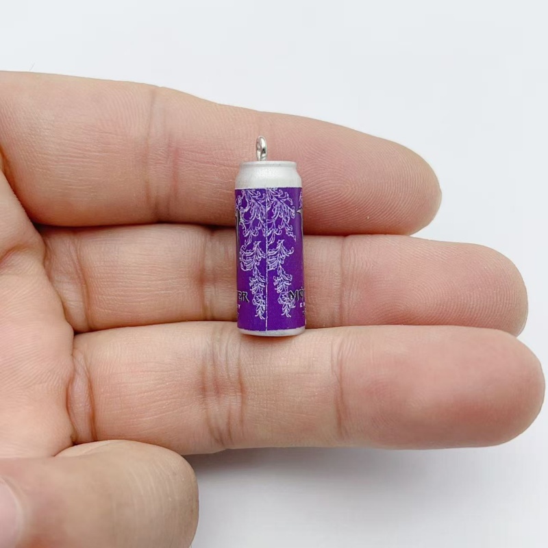 10Pcs Mini Simulasi Kaleng Min - Resin Art Earrings ulasan dan harga