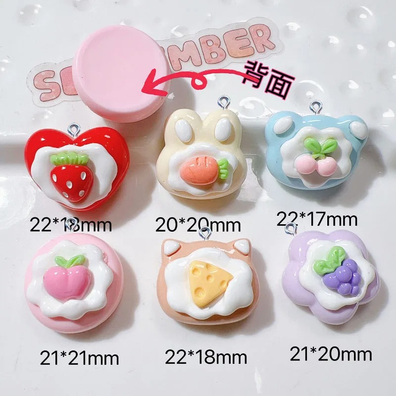10 Buah Liontin Resin Kue Buah - Resin Art For Sale ulasan dan harga