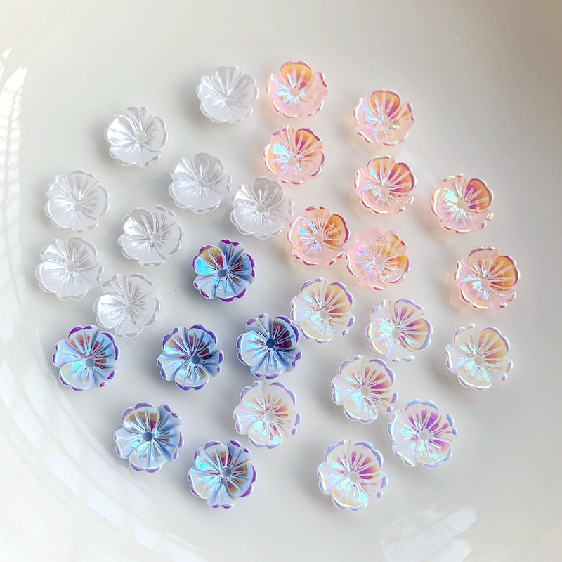 Anting Bunga 8Mm Aksesori Perh - Resin Art Earrings Design ulasan dan harga