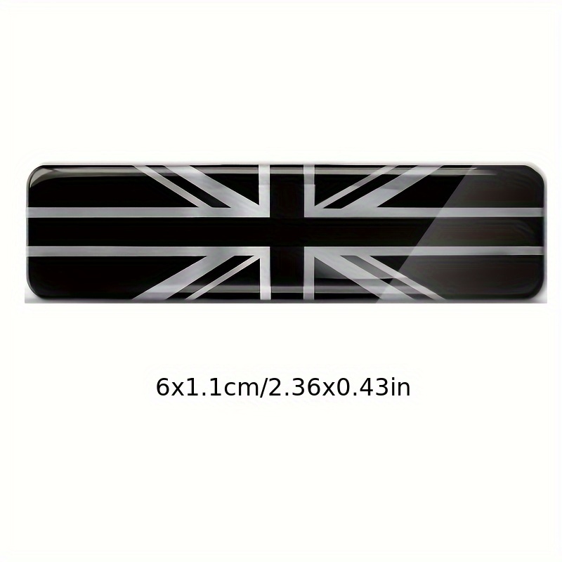 2 Buah Stiker Mobil Bendera In - Resin Art Logo ulasan dan harga