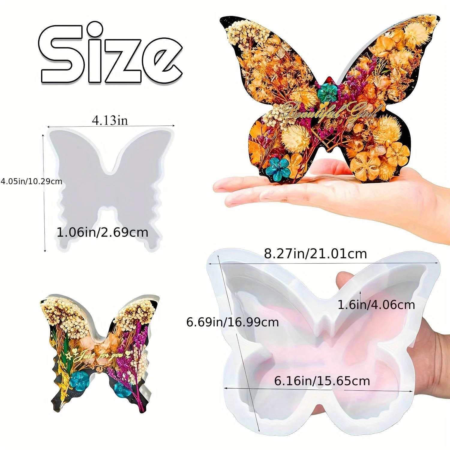 Dua ukuran set cetakan resin k - Resin Art Guide ulasan dan harga