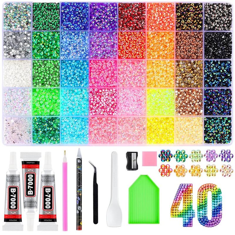 Resin Jelly Rhinestone 3MM 40  - Resin Art Book ulasan dan harga