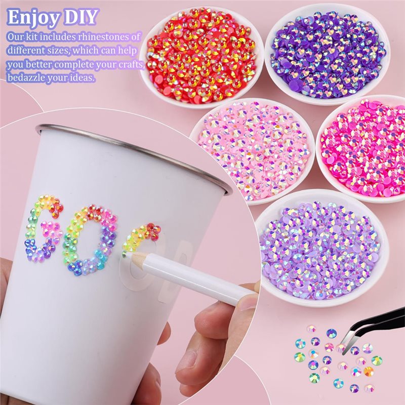 Resin Jelly Rhinestone 3MM 40  - Resin Art Book ulasan dan harga