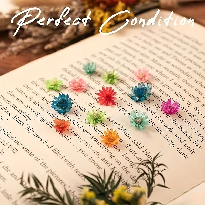 Campuran Bunga Buatan Klasik u - Resin Art Earrings Design ulasan dan harga