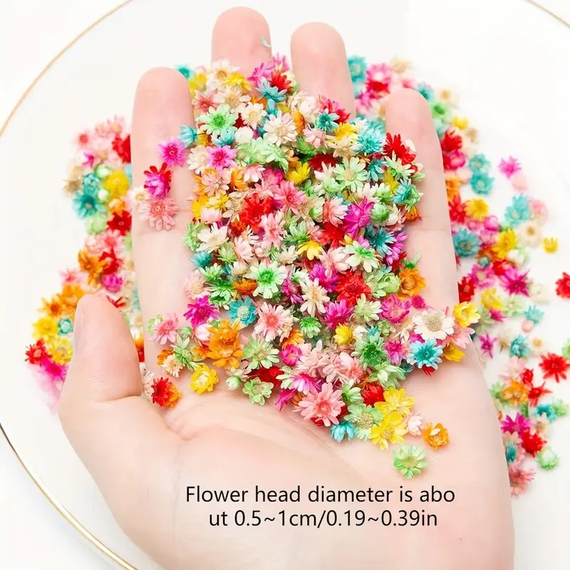 Campuran Bunga Buatan Klasik u - Resin Art Earrings Design ulasan dan harga