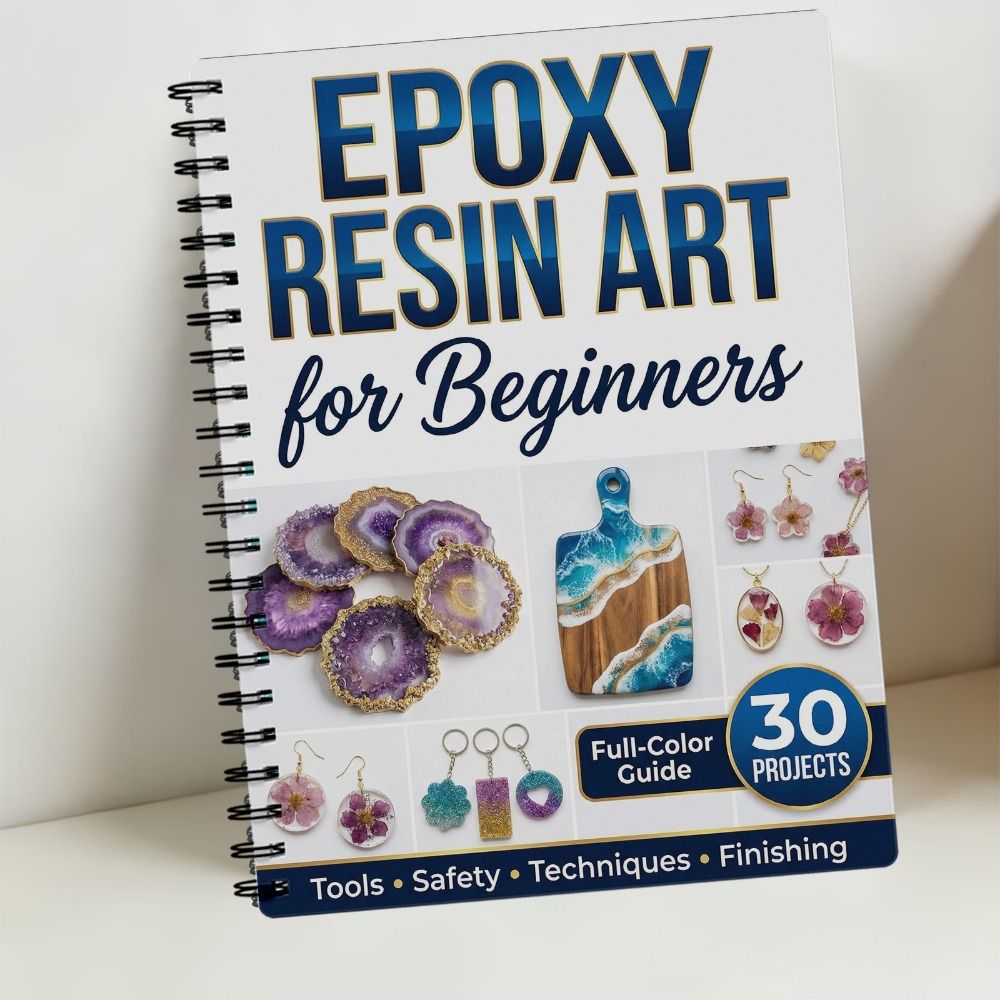 Buku Panduan Seni Resin Epoxy  - Resin Art Book ulasan dan harga