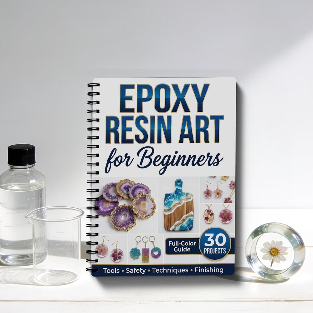 Buku Panduan Seni Resin Epoxy  - Resin Art Book ulasan dan harga