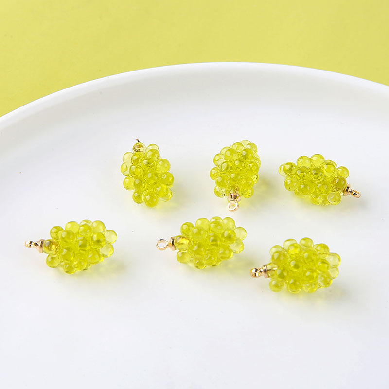 6pcs Gantungan Resin Anggur Ke - Resin Art Earrings ulasan dan harga