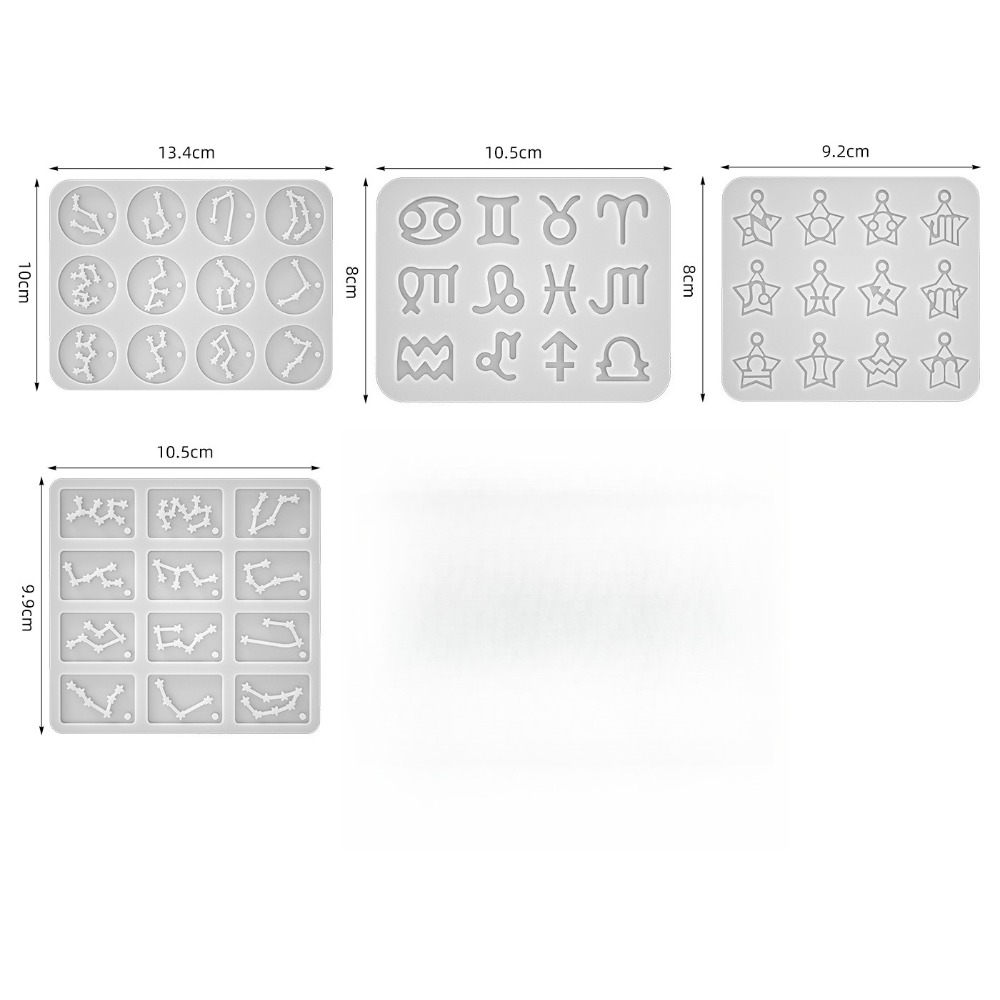 4styles Cetakan Resin 12 Zodia - Resin Art Guide ulasan dan harga