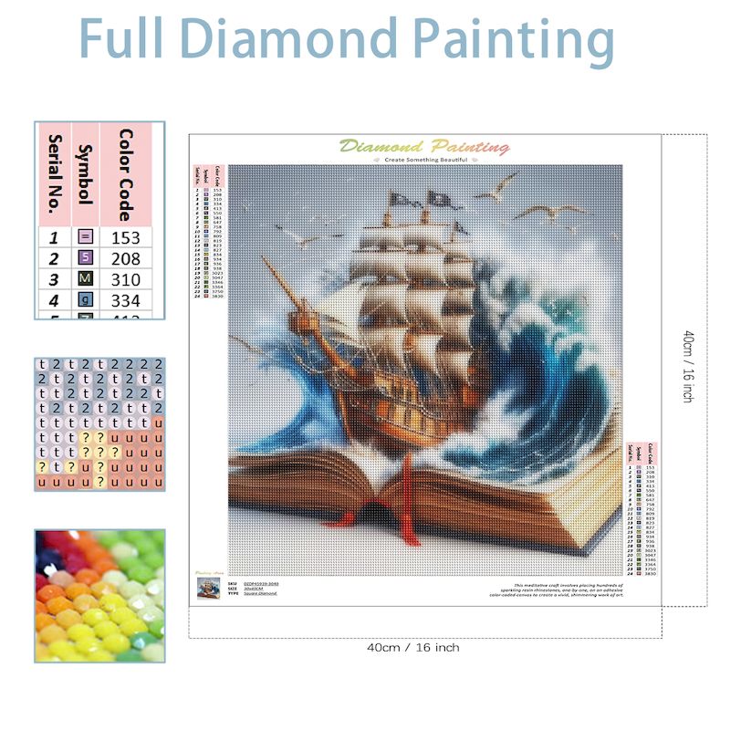 SDOYUNO Kit lanskap buku mosai - Resin Art Book ulasan dan harga
