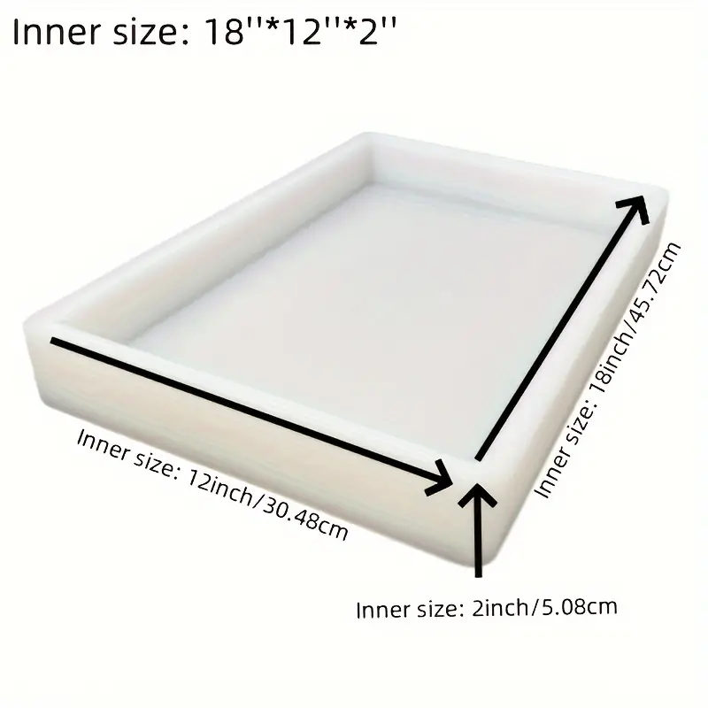 Cetakan Silikon Besar 18*12*2  - Resin Art Guide ulasan dan harga