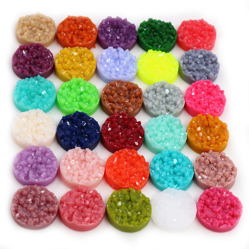 40 Buah Resin Druzy Cabochons  - Resin Art For Sale ulasan dan harga