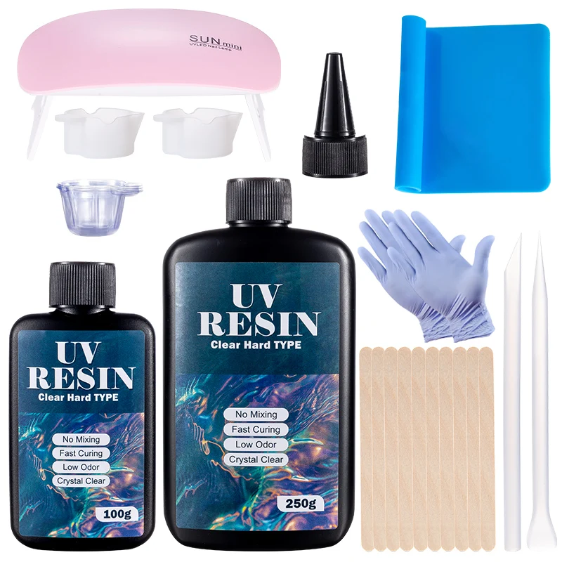 Kit Lem Resin UV Keras Lem UV  - Uv Resin Clear Hard ulasan dan harga