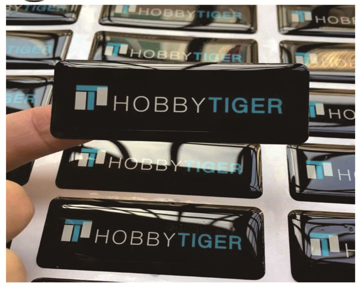 Stiker Resin Epoksi Kubah Kust - Resin Art Logo ulasan dan harga