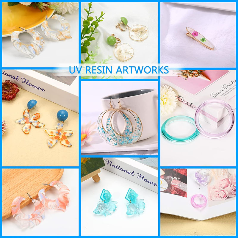 1 buah set resin UV 100G yang  - Uv Resin Clear Hard ulasan dan harga