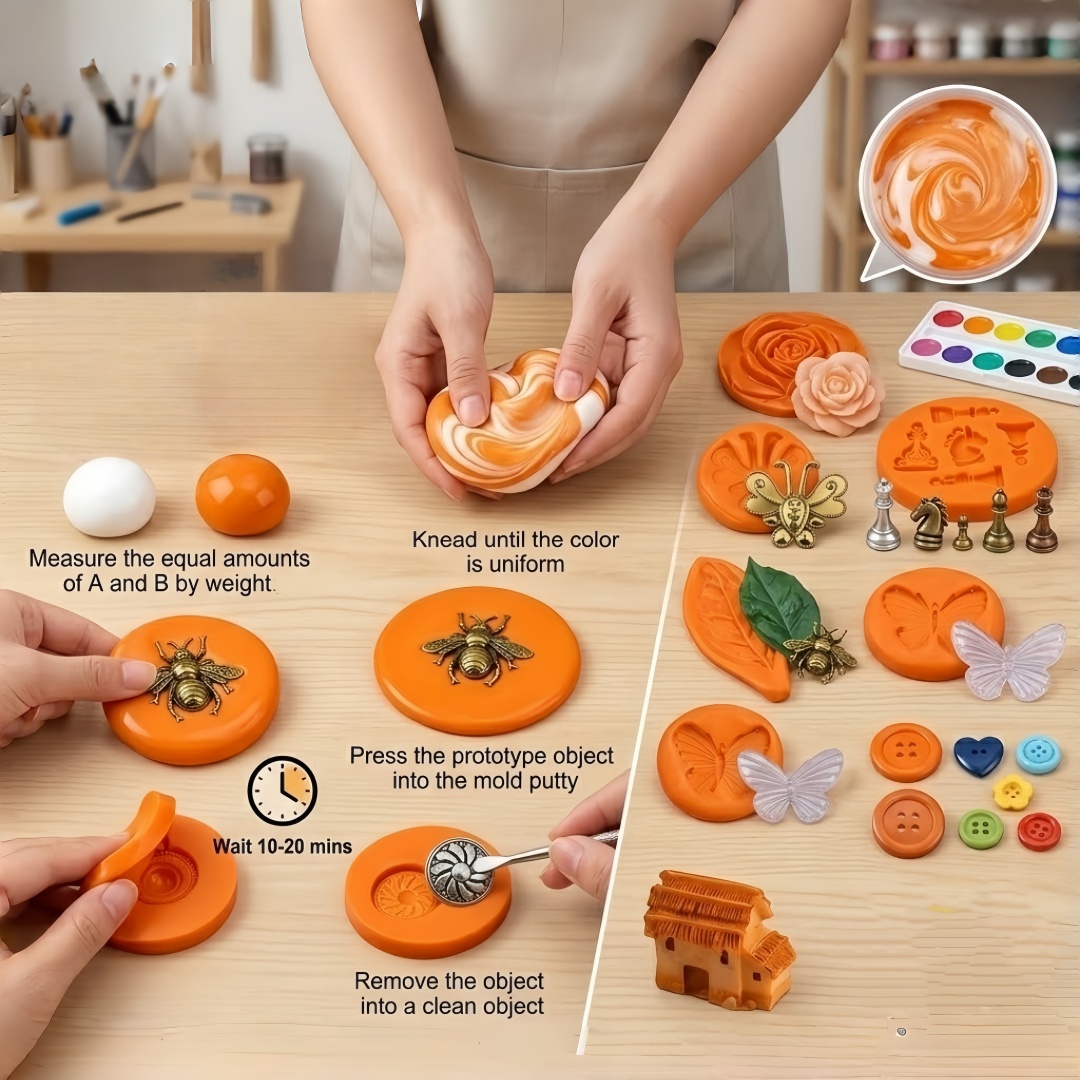 Set Kerajinan DIY Silikon Putt - Resin Art Guide ulasan dan harga