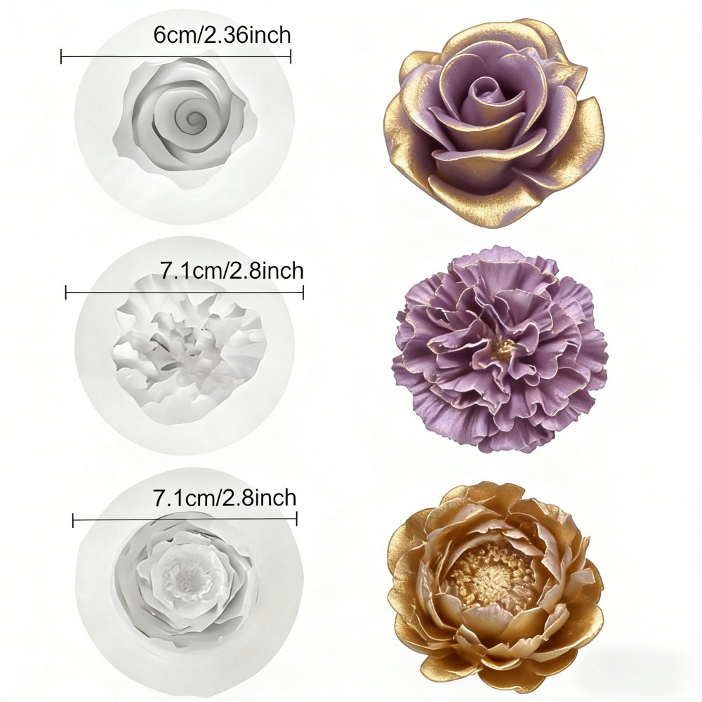 Cetakan Silikon 3 Bagian untuk - Resin Art For Wedding Gift ulasan dan harga