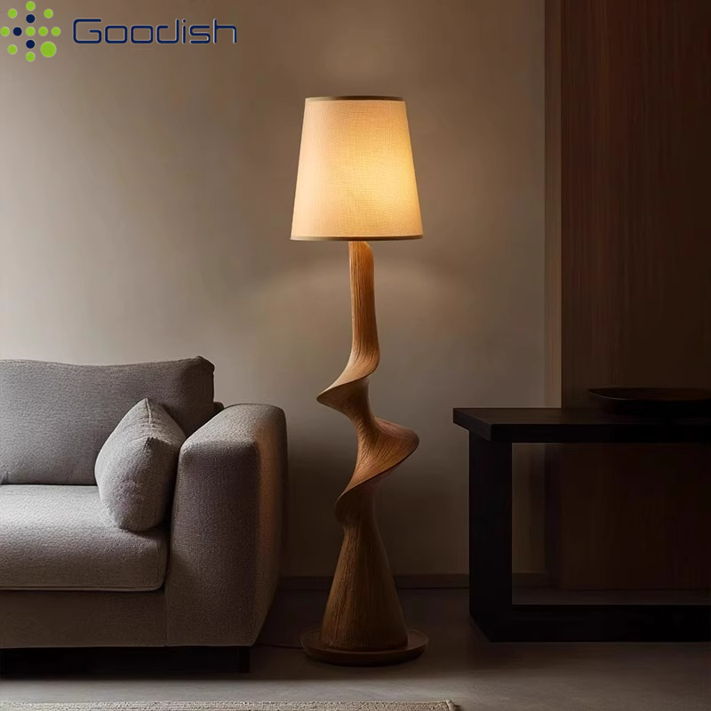 Lampu Lantai LED Kayu Lengkung - Resin Art In Floor ulasan dan harga