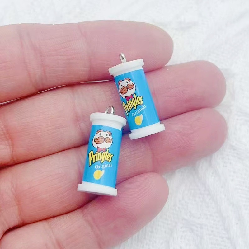 10pcs Simulasi Keranjang Kerip - Resin Art Earrings ulasan dan harga