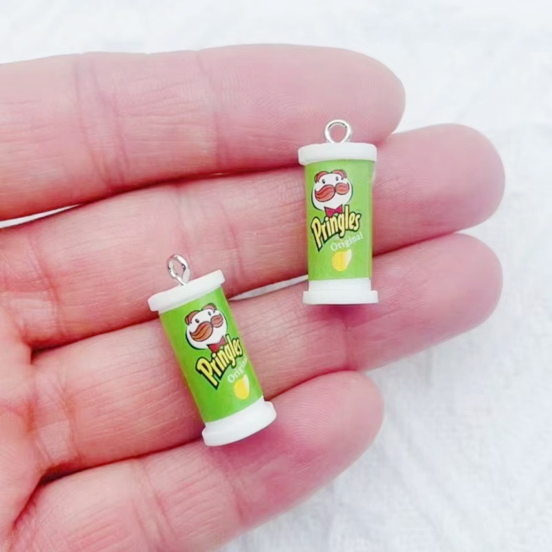 10pcs Simulasi Keranjang Kerip - Resin Art Earrings ulasan dan harga