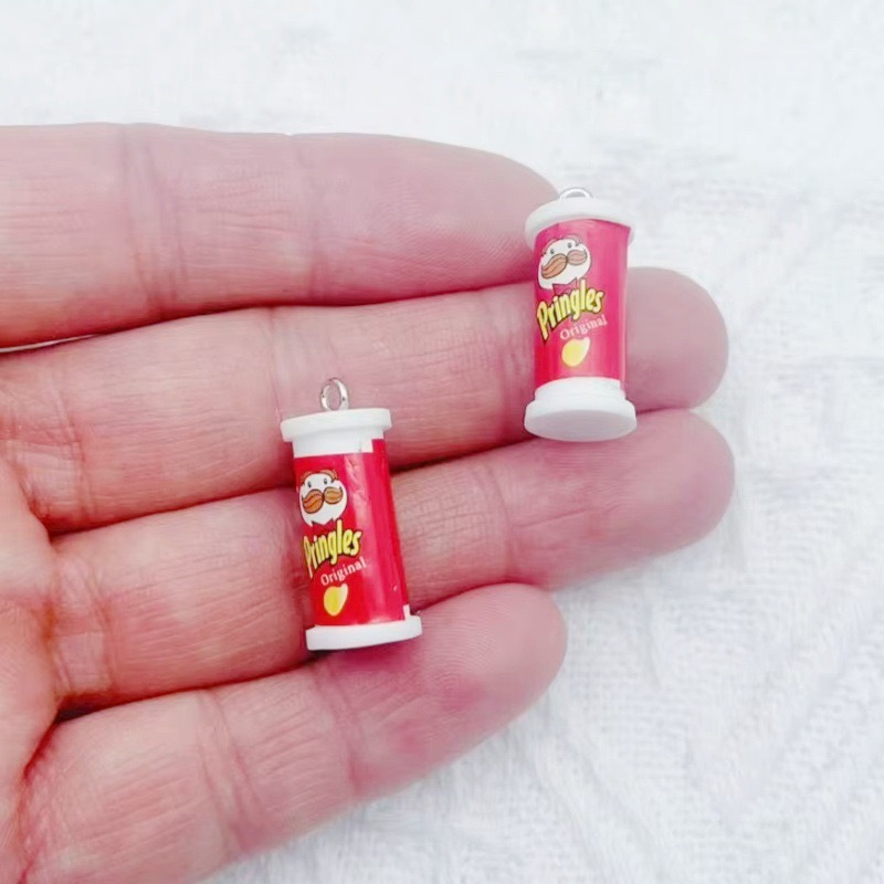 10pcs Simulasi Keranjang Kerip - Resin Art Earrings ulasan dan harga