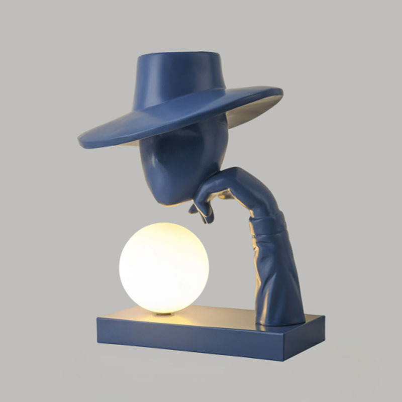 Lampu Meja Patung Seni Humanoi - Resin Art In Floor ulasan dan harga