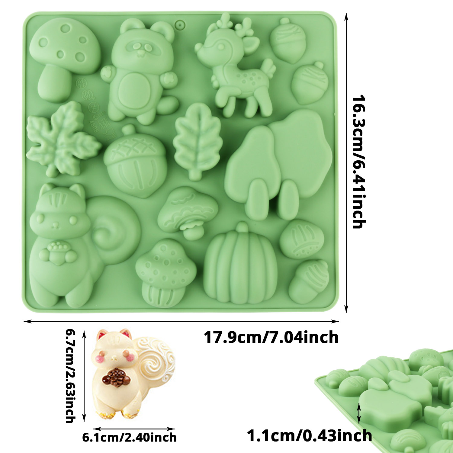 1 Cetakan Kue Silikon Berbentu - Resin Art Guide ulasan dan harga