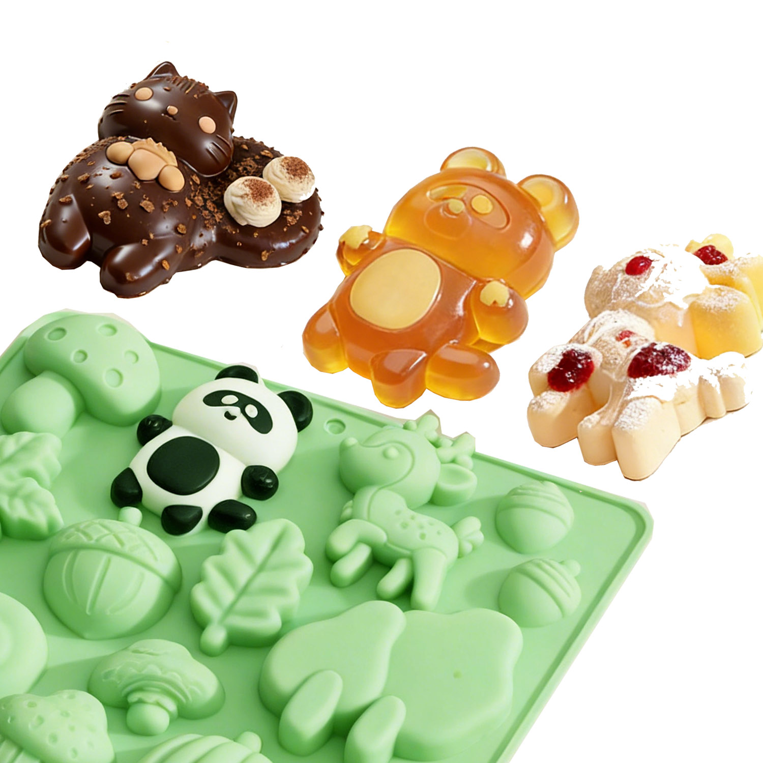 1 Cetakan Kue Silikon Berbentu - Resin Art Guide ulasan dan harga