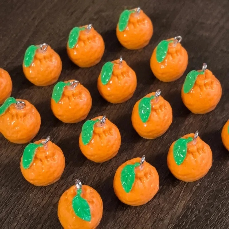 10 Buah Simulasi 3D Dekopon Or - Resin Art Earrings ulasan dan harga