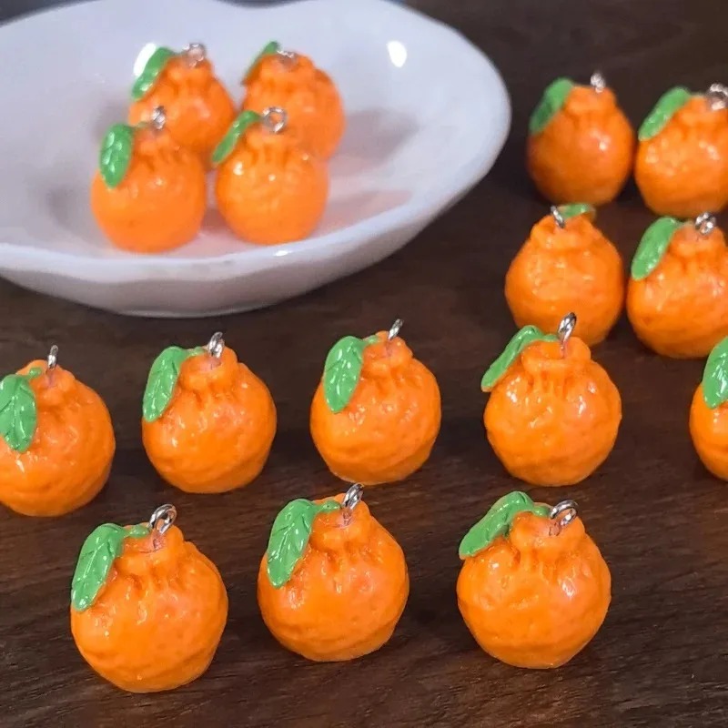 10 Buah Simulasi 3D Dekopon Or - Resin Art Earrings ulasan dan harga